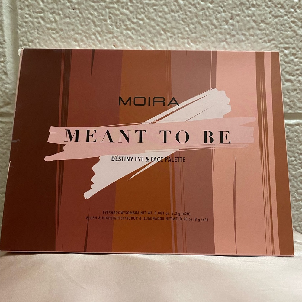 Moira Meant to be Eyeshadow and face palette.